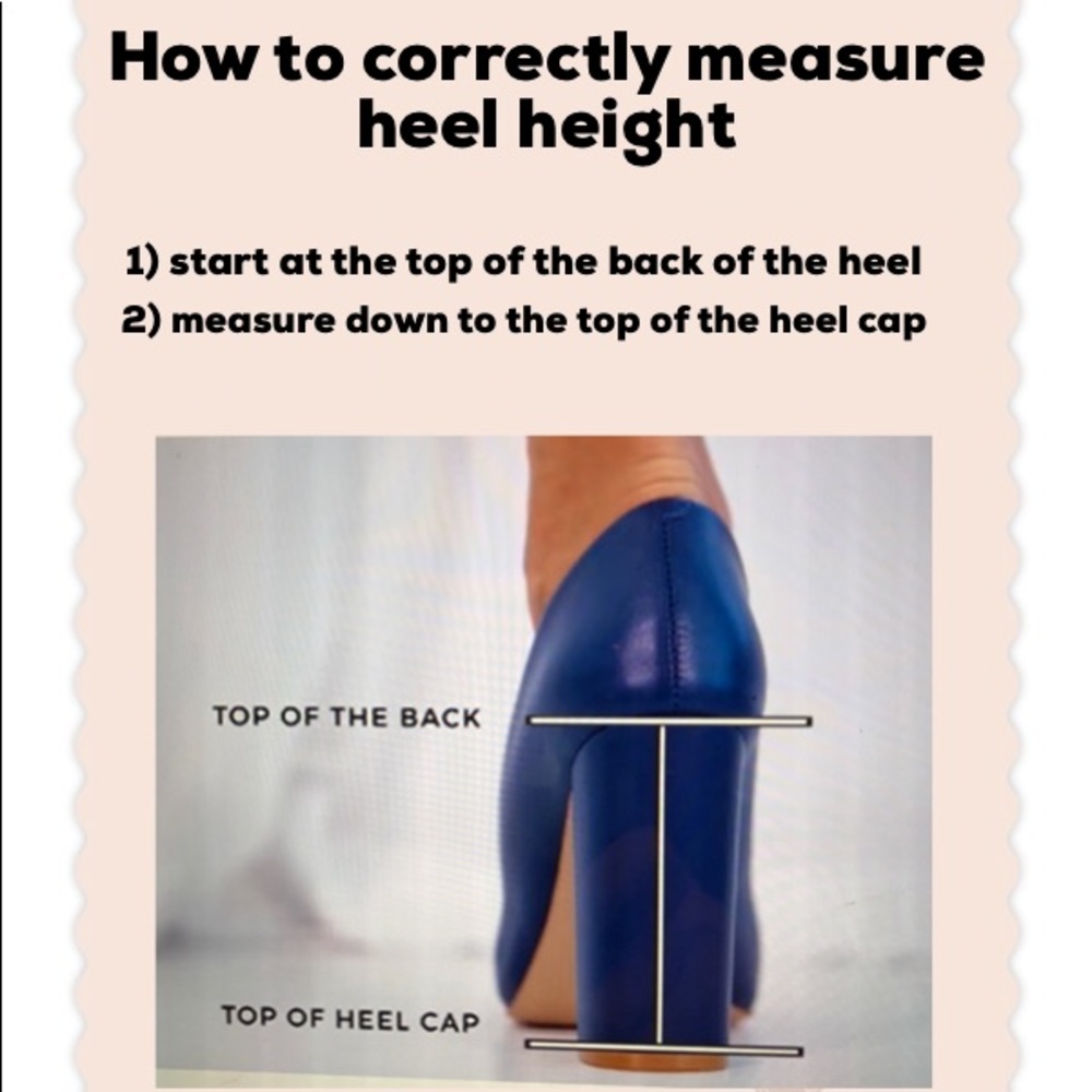 How to measure heel height
